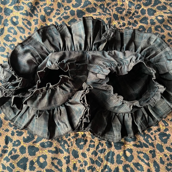 Chocolate Layered Ruffle Skort - Picture 3 of 3